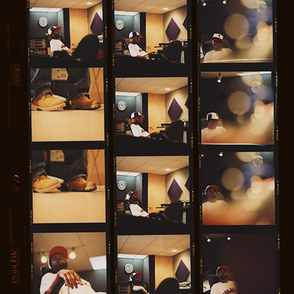 Negatives of J Dilla portrait